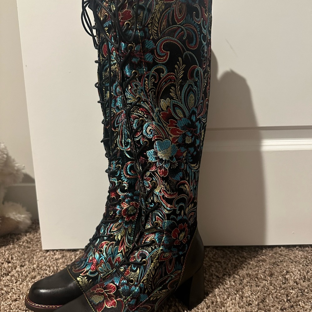 L’Artiste by spring step Knee high boots Leather 39 8.5 women’s